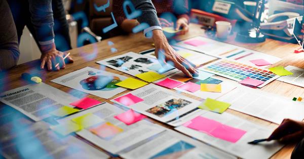 team working on event vision strategy